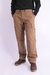 calça tática modelo cargo com bolsos laterais e ajuste de cintura na cor khaki