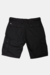 shorts cargo em tecido ripstop na cor preto
