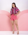 Conjunto Bruna - Estampa Rosa (Veste 38/40)