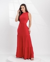 Vestido Longo Mara - Vermelho (Veste 38/40)