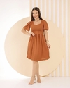 Vestido Luana - Caramelo