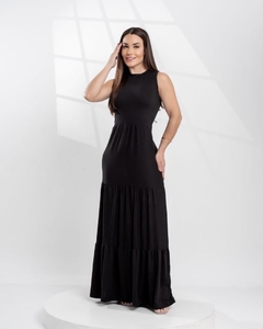 Vestido Longo Mara - Preto (Veste 38/40)