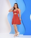 Vestido Alcinha Serena - Listrado Vermelho (38/40)