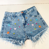 Short Jeans Bordado ESTRELAS - REF.494