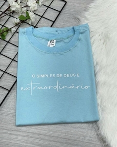 T-Shirt BASIC - O SIMPLES DE DEUS É EXTRAORDINÁRIO (Veste 40/42)
