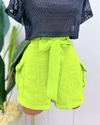 Short Cargo com Faixa - Verde (38/40)