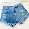 Short Jeans Bordado SMILE - REF.493