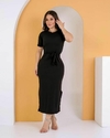 Vestido Midi Nara - Preto (Veste 40/42)