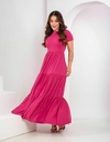 Vestido Longo Fabi - Rosa Pink (Veste até 40/42)