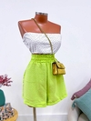 Conjunto Cropped Lase + Short Verde (Veste 38/40)