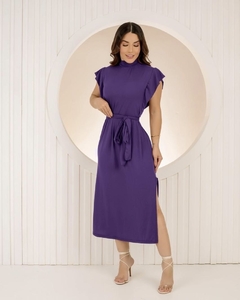 Vestido Midi Pamela - Lilás (Veste 40/42)