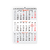 Calendario trimensual con señalador Graficom