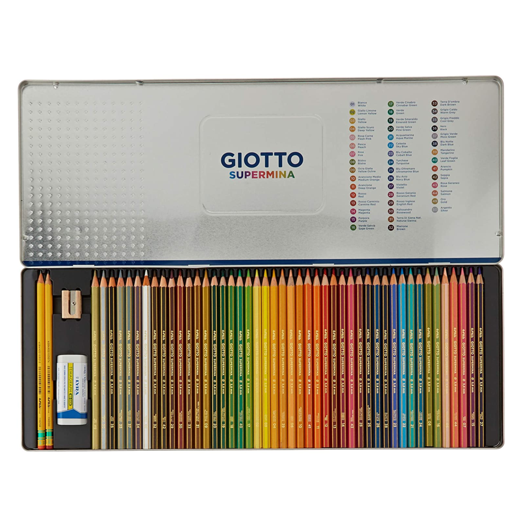 Lapices Giotto Supermina Caja Carton 3.8 Mm X 36 Colores