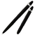 Bolígrafo compacto Fisher Bullet Space Pen Laca Negra Brillante con clip
