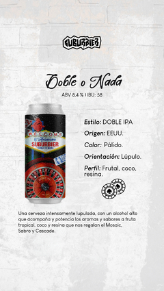 DOBLE IPA - DOBLE O NADA - comprar online