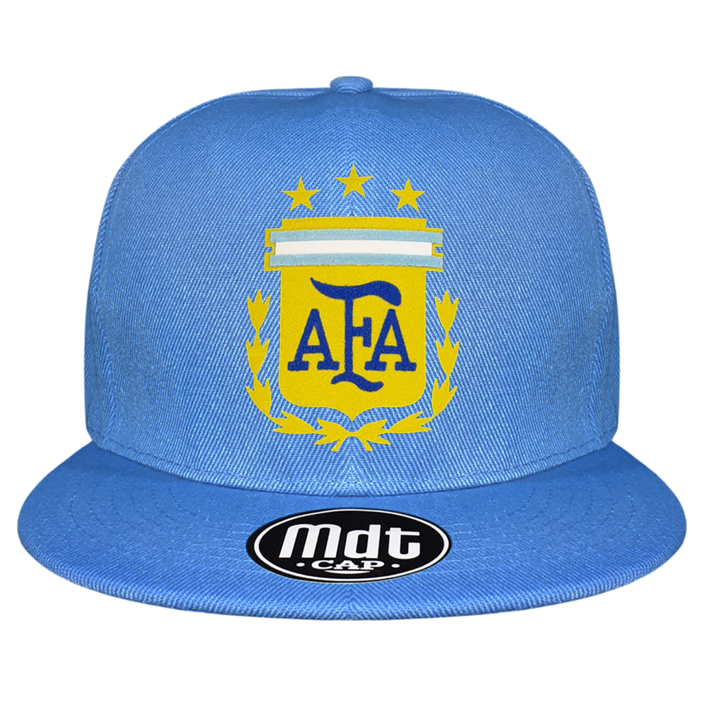 Gorra Plana AFA Escudo Selección Argentina 3 Estrellas