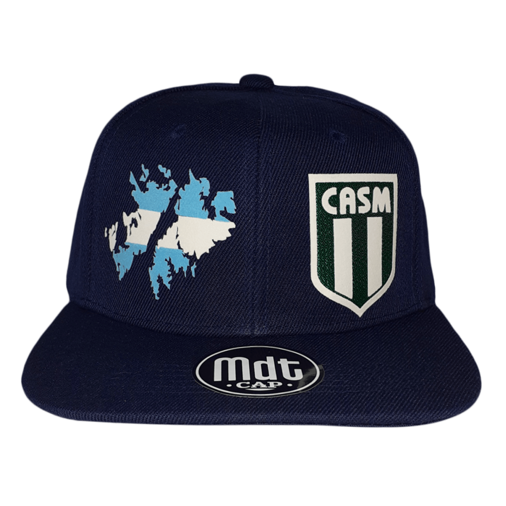 GORRA PLANA Club Atlético SAN MIGUEL ARGENTINA FUTBOL CASM MALVINAS