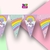 GUIRNALDA TRIANGULAR UNICORNIO ARCO IRIS X1 - comprar online