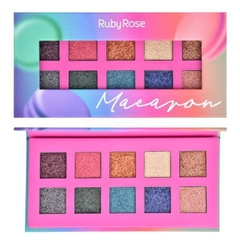 Paleta de Sombras Metálicas Macaron – Ruby Rose - comprar online