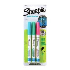 Sharpie x 3 marcadores con glitter base al agua