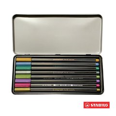 STABILO PEN 68 METALLIC x 8 EN LATA - comprar online