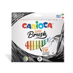 MARCADORES SUPER BRUSH x 10 y x 20 CARIOCA - comprar online