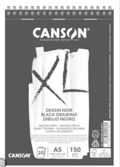 BLOCK XL NOIR CANSON 150GRS - comprar online