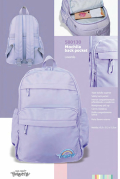 IBI CRAFT MOCHILA LILA 18"