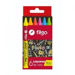 CRAYONES DE CERA FILGO FLUO