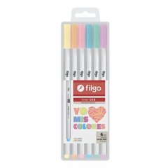 Marcadores Pastel FILGO x 6