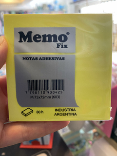 MEMO FIX 75*75 COLRES FLUO - comprar online