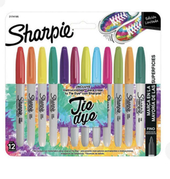 SHARPIE MARACDORES TIE DYE X12