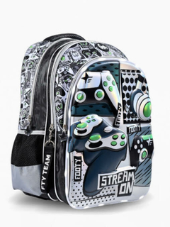 MOCHILA ESPALDA FOOTY 18" CON LUZ GAMER en internet