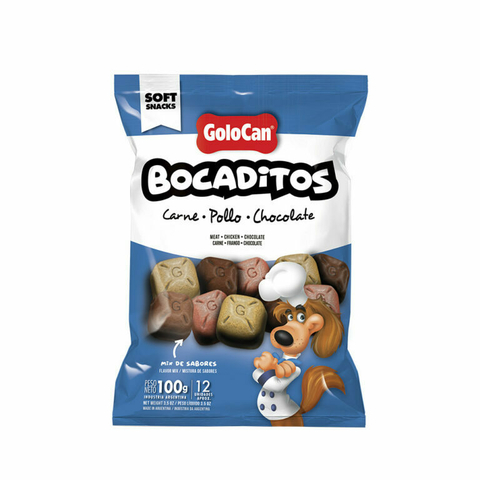 GOLOCAN BOCADITOS CARNE POLLO CHOCOLATE 100GR