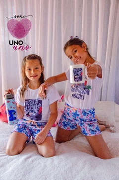 Pijama verano Stitch Adultos y niños - Uno+Uno