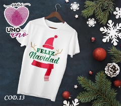 Remeras Navideñas Adultos personalizadas - comprar online