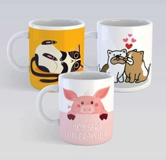 TAZA CERÁMICA ANIMALITOS - comprar online