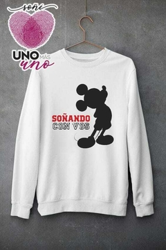 Maxi buzo doble frisa Mickey - Uno+Uno