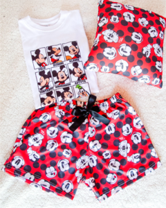 Pijama de verano Mickey Caras