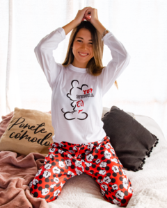 Pijama de Invierno MICKEY CARAS Adultos y ni os