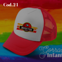 Gorras trucker de niños + de 40 diseños