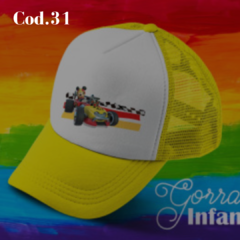 Gorras trucker de niños + de 40 diseños en internet