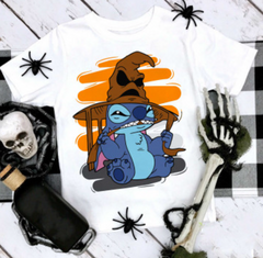 Remera Halloween Stitch Adultos y niños - tienda online