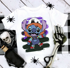 Remera Halloween Stitch Adultos y niños - tienda online