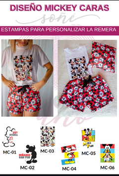 Combo pijama 3 en 1 con antifaz y bolsita personalizada - Uno+Uno