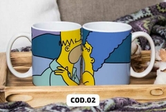 tazas de los simpsons san valentin - comprar online