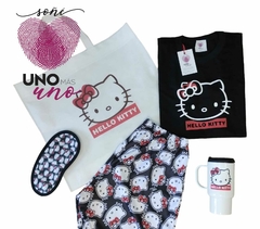 Combo kitty de verano negro con remera negra