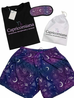 Combo verano Astrologic remera negra Signos - comprar online