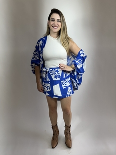 Conjunto Marjorie mix azul - comprar online