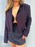 Blazer Cropped Yanka - Preto na internet